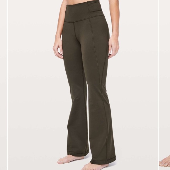 Lululemon Groovy Flare Olive Green - Picture 1 of 7